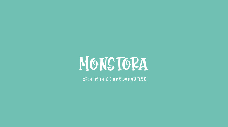 Monstora Font