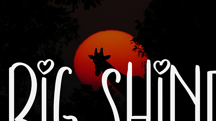 BIG SHINE Font