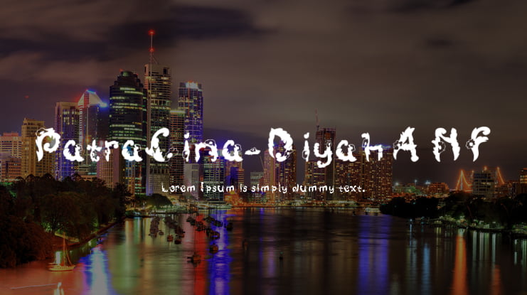 PatraCina-DiyahANF Font