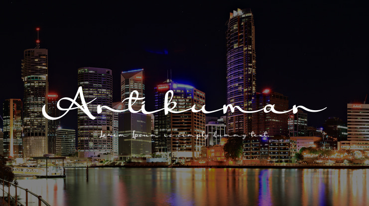 Antikuman Font