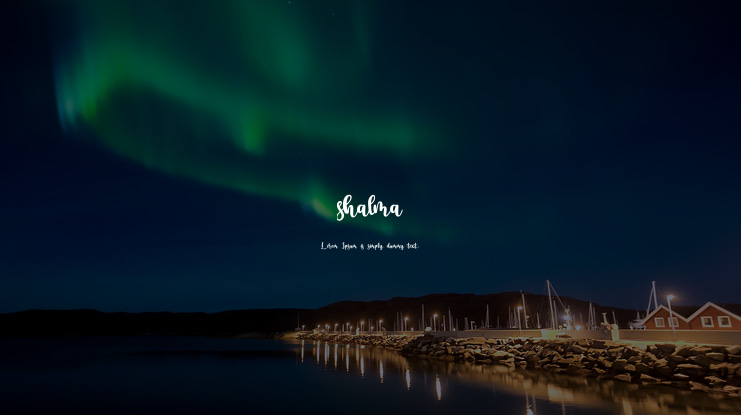 shalma Font