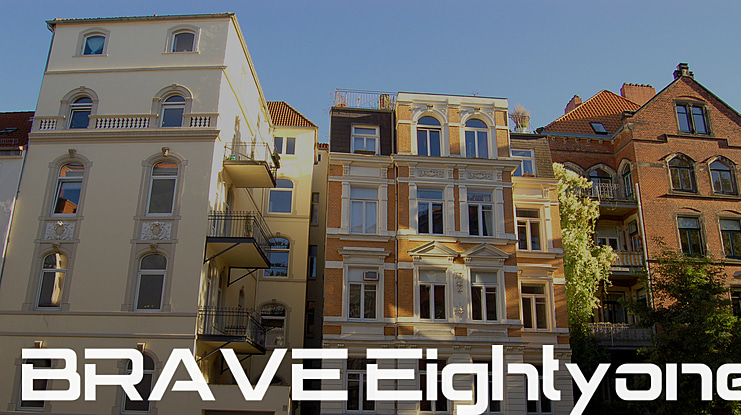 BRAVE Eightyone Font