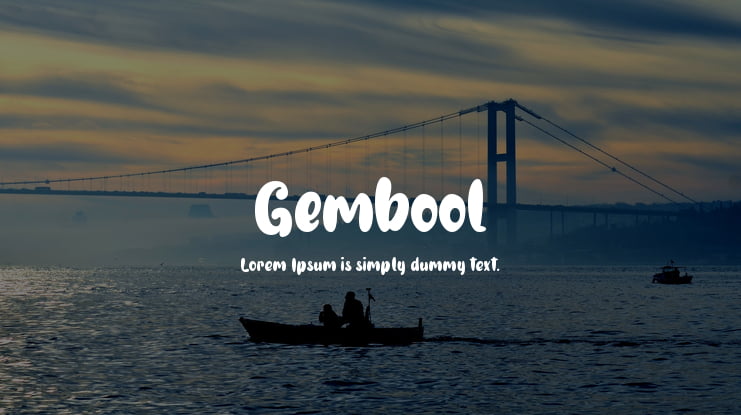 Gembool Font Family