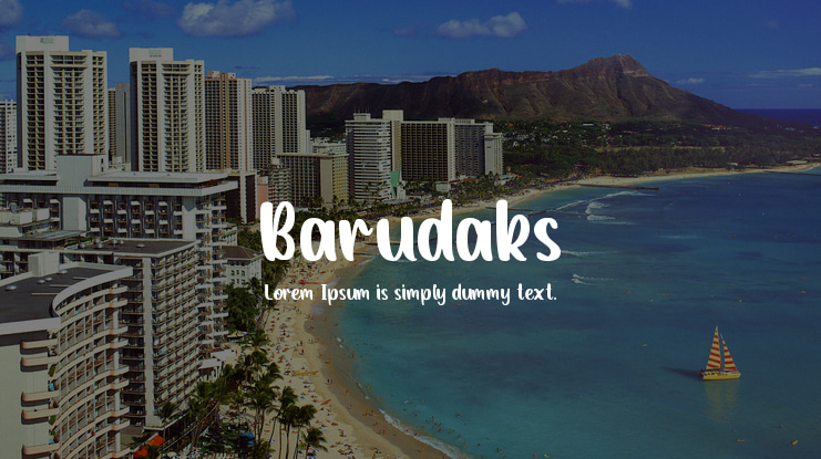 Barudaks Font