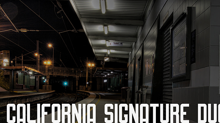 California Signature Duo Font Family