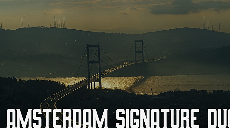 Amsterdam Signature Duo Font Family