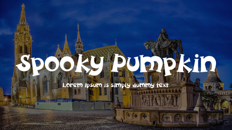 Spooky Pumpkin Font