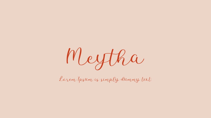 Meytha Font
