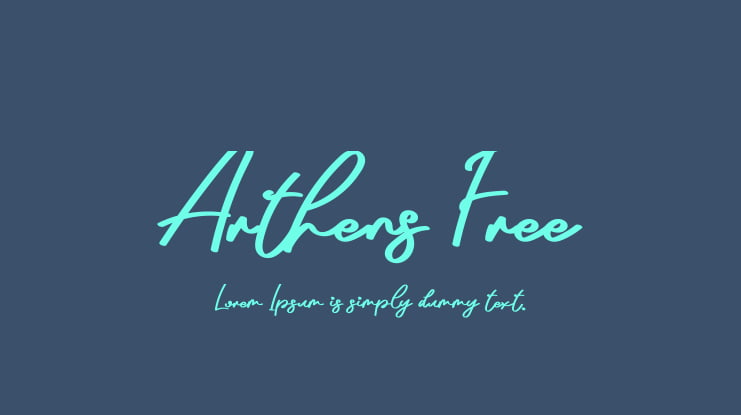 Arthens Free Font