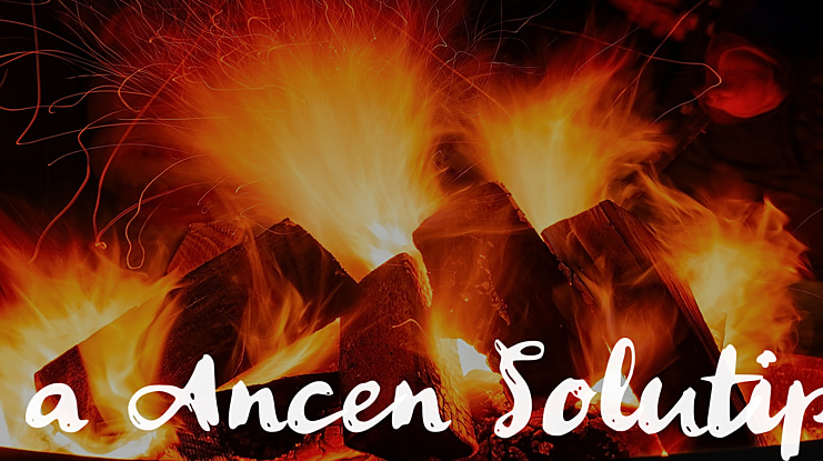 a Ancen Solutip Font