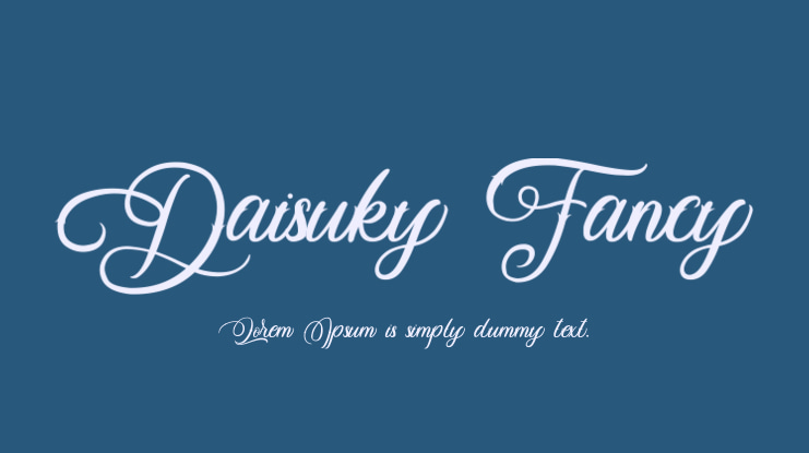 Daisuky Fancy Font