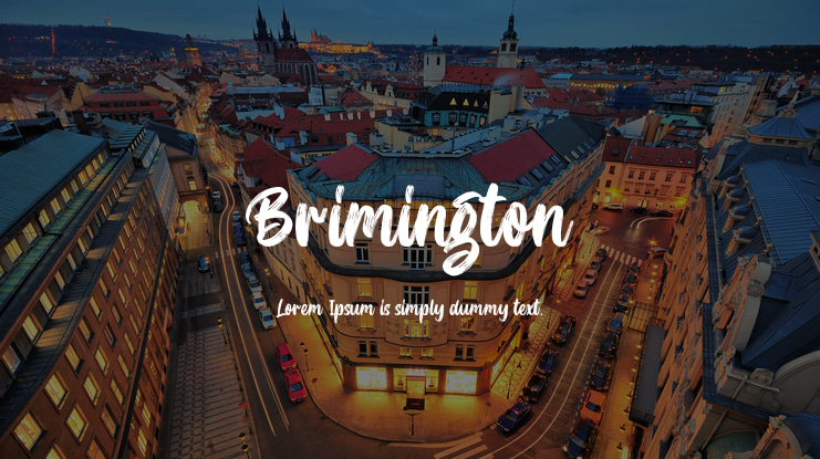 Brimington Font