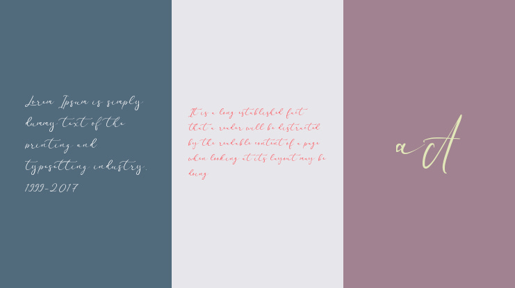 California Signature Font Family