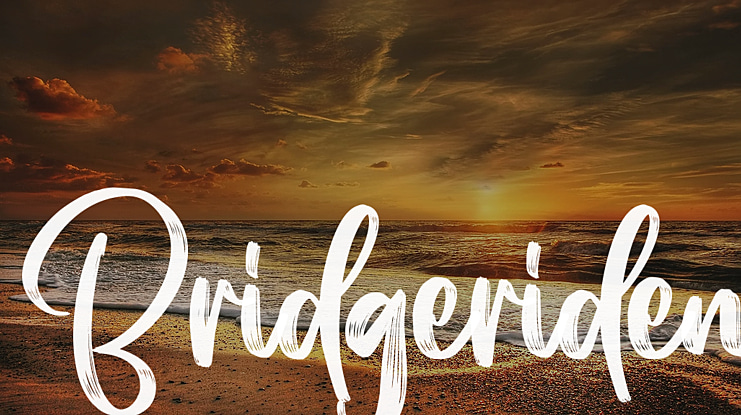 Bridgeriden Font