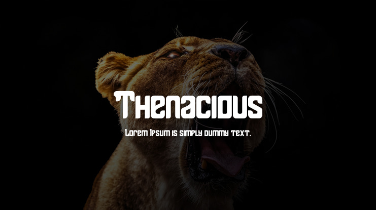 Thenacious Font Family