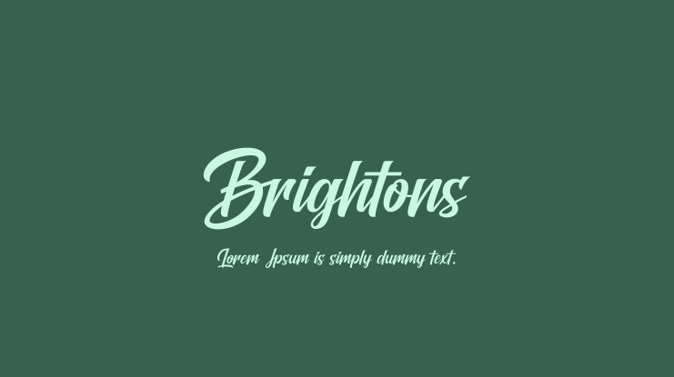 Brightons Font