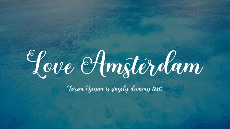 Love Amsterdam Font Family