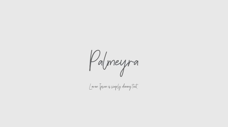Palmeyra Font