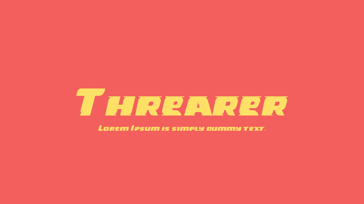 Threarer Font