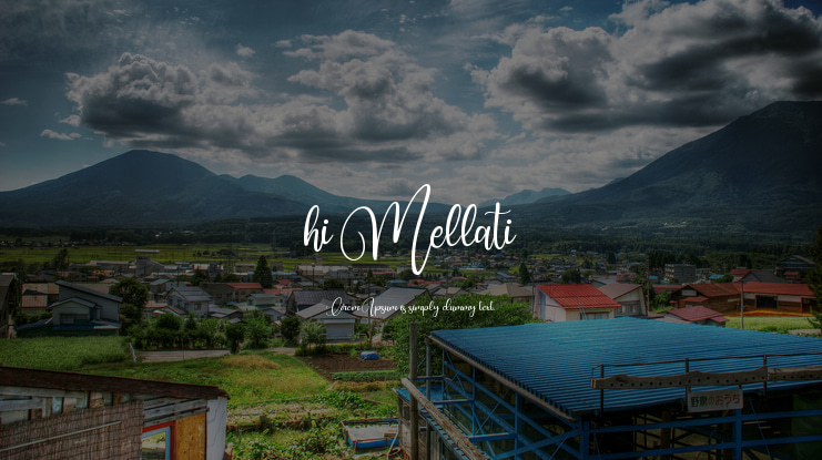 hi Mellati Font
