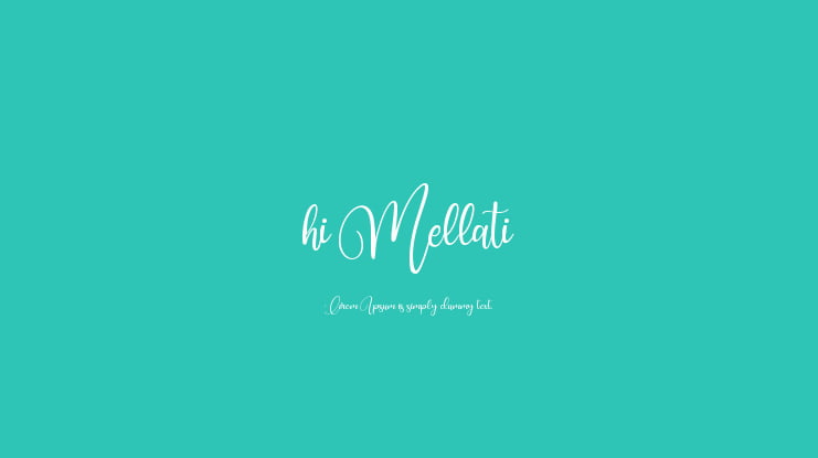 hi Mellati Font