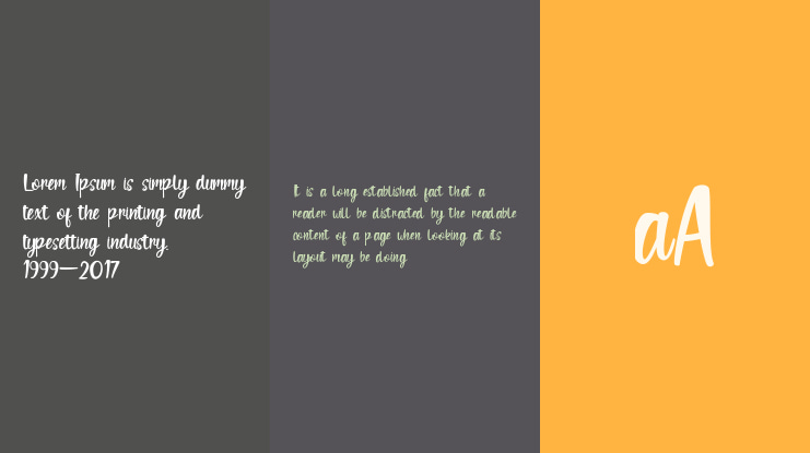 Your dream Font Family