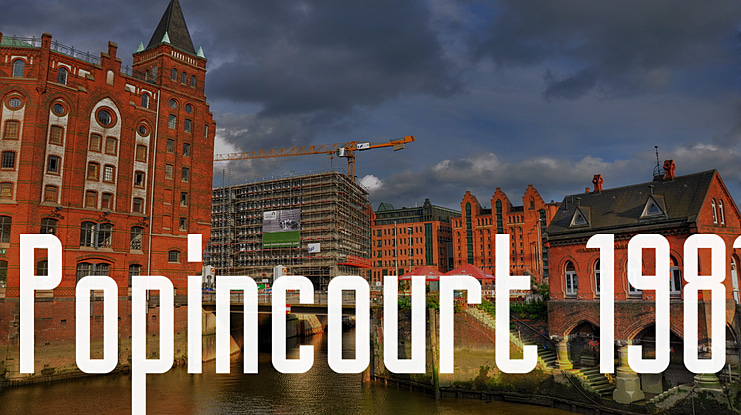 Popincourt 1981 Font Family