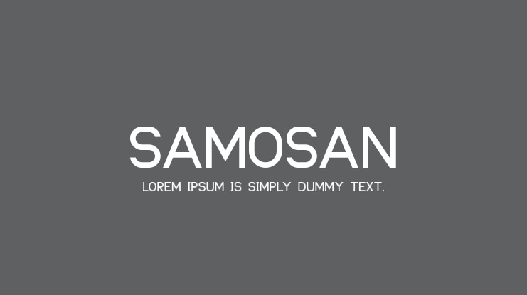 samosan Font