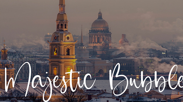 Majestic Bubble Font