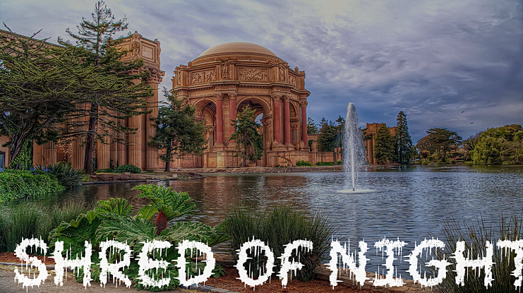 SHRED OF NIGHT Font