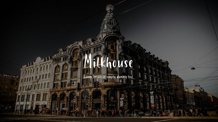 Milkhouse Font