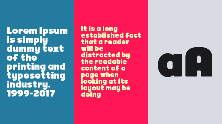 ARB-218 Big&Blunt Font Family