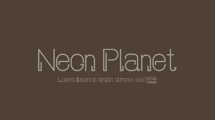 Neon Planet Font