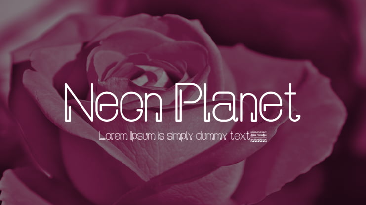 Neon Planet Font