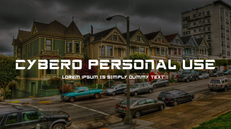 cybero Personal Use Font