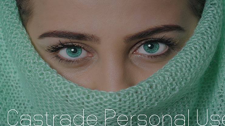 Castrade Personal Use Font