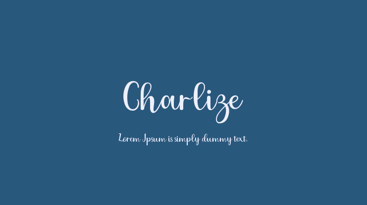 Charlize Font