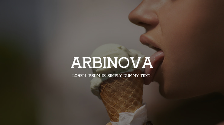 Arbinova Font