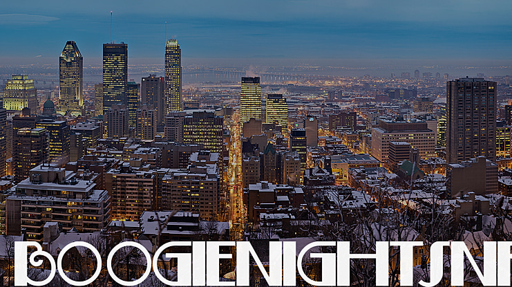 Boogie Nights NF Font