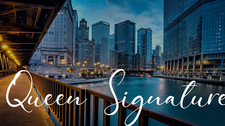 Queen Signature Font Family