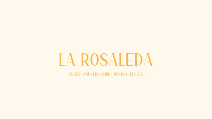 La Rosaleda Font