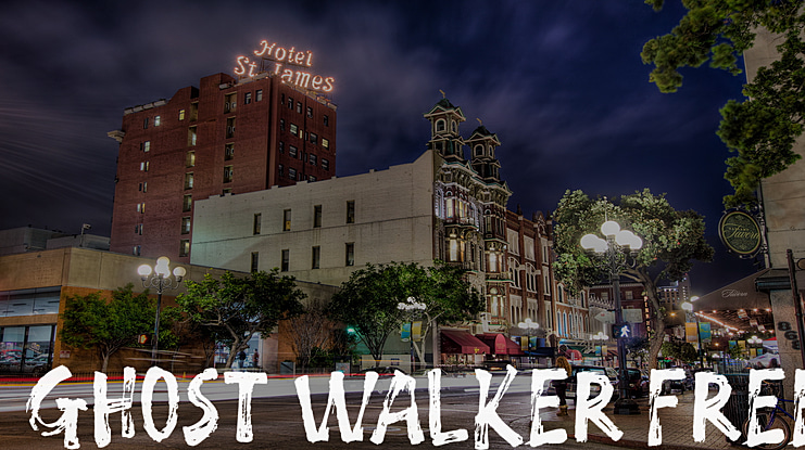 GHOST WALKER FREE Font