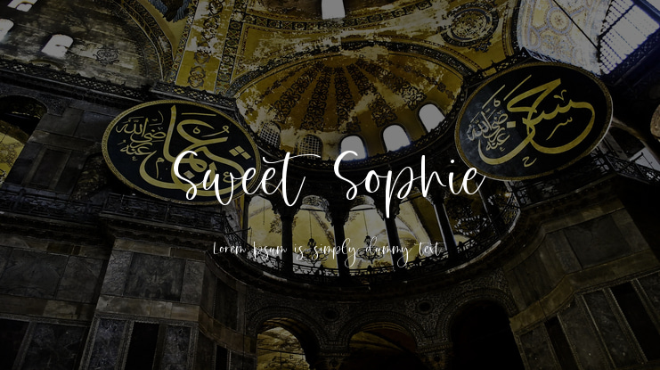 Sweet Sophie Font