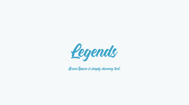 Legends Font