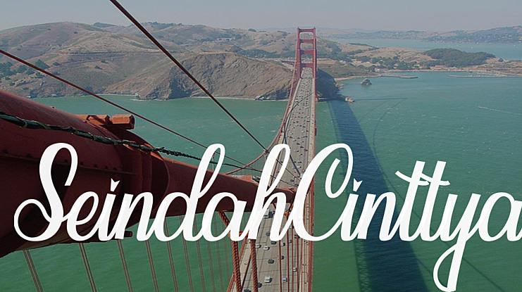 SeindahCinttya Font