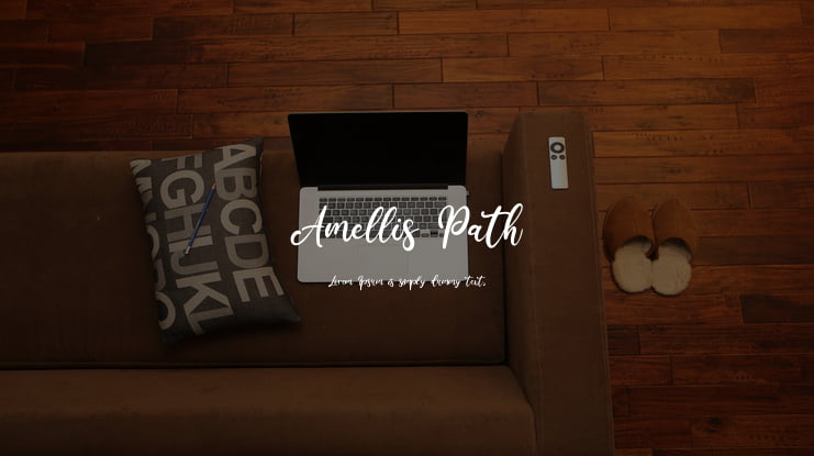 Amellis Path Font