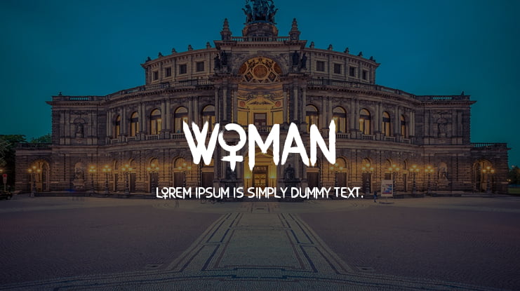 Woman Font