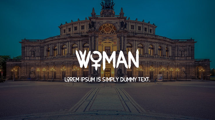 Woman Font