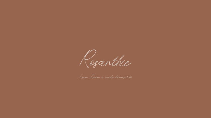 Rosanthie Font