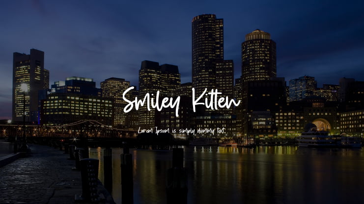 Smiley Kitten Font